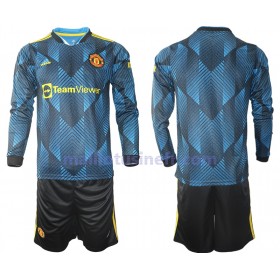 Maillot de Foot Manchester United Troisième 2021-22 Manches Longues - Enfant